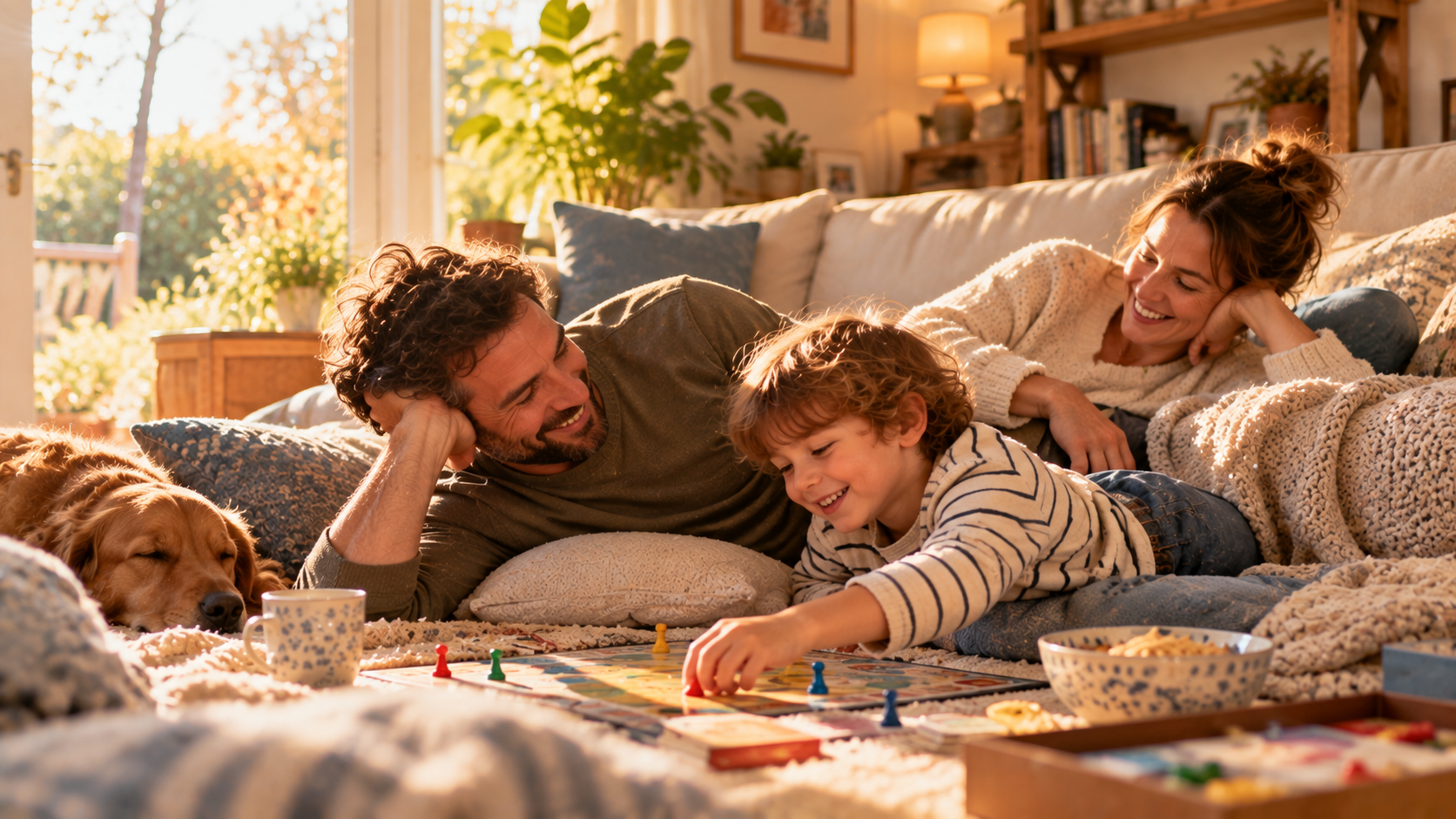 Ce qui fait un bon dimanche en famille (spoiler : rien de spécial)